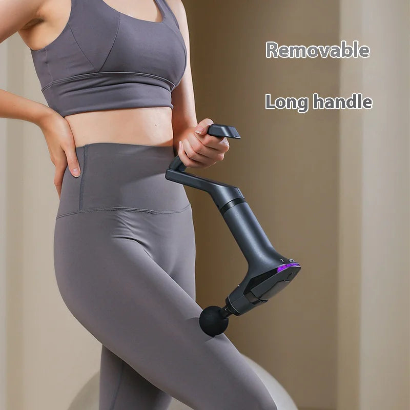 Deep Tissue Massage Gun and Stretch Strap Set