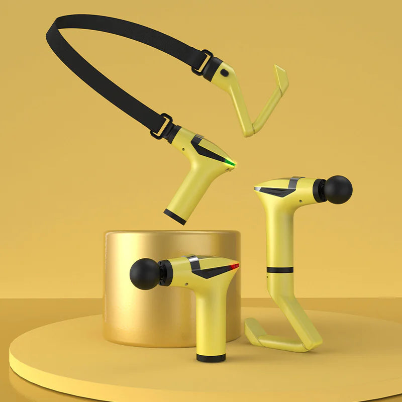 Deep Tissue Massage Gun and Stretch Strap Set